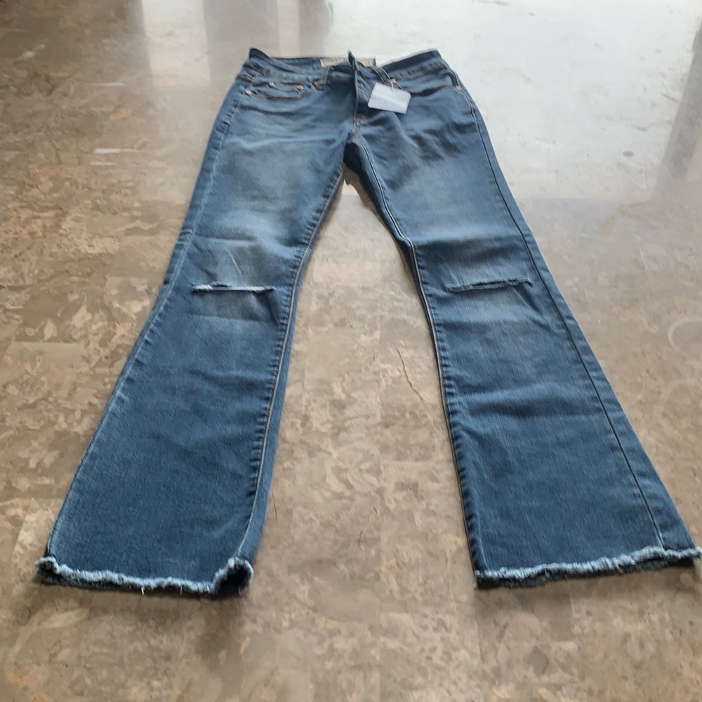 Monkey Ride Premium Denim Jeans Size 1 Flare L501